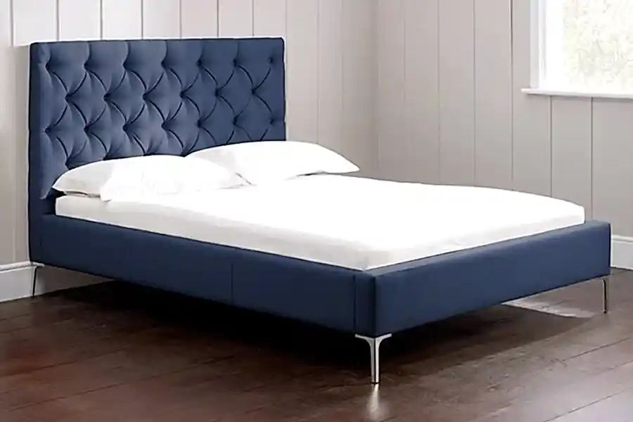 Nevedo lacivert karyola yatak modelleri