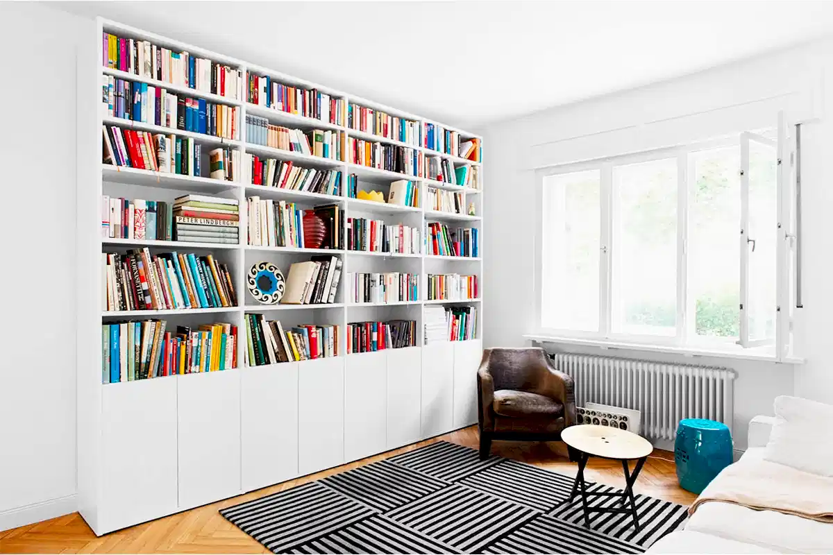 Altı dolaplı kitaplık modelleri beyaz 2021