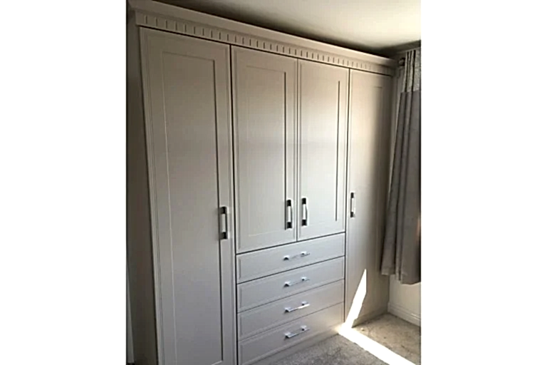 Arttiva Lake Dolap 4 Kapak ve Çekmeceli Desenli Kapaklar