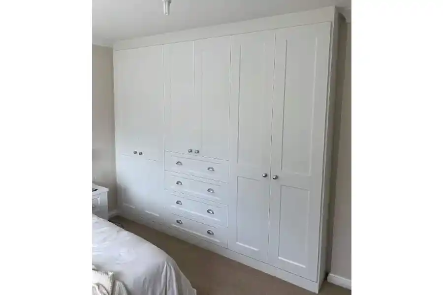 Grace beyaz yatak odası dolabı