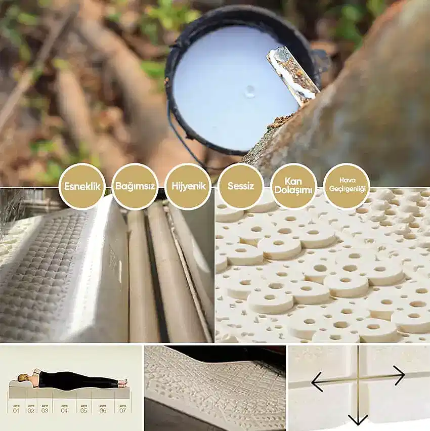 Doğal Lateks Yatak Natural