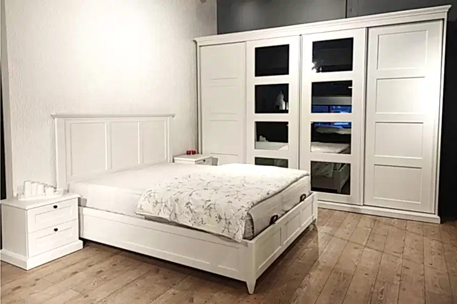 Agela beyaz yatak odası takımı