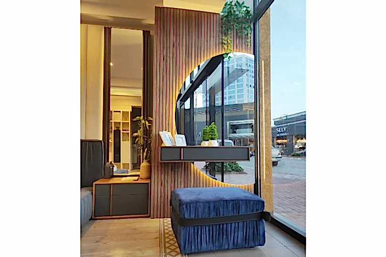 Ledli makyaj masası modelleri aynalı