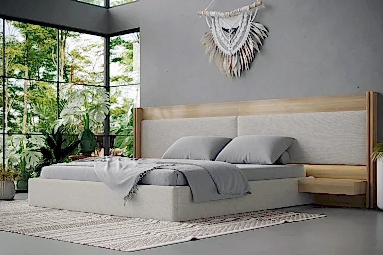 Pega kumaş alçak yatak modelleri