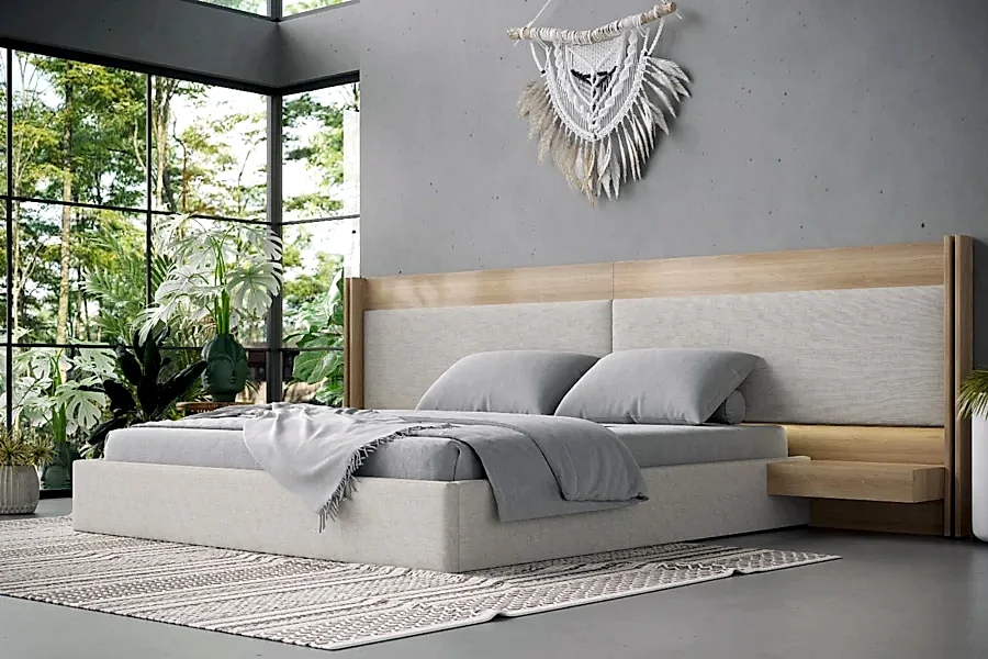 Pega kumaş alçak yatak modelleri