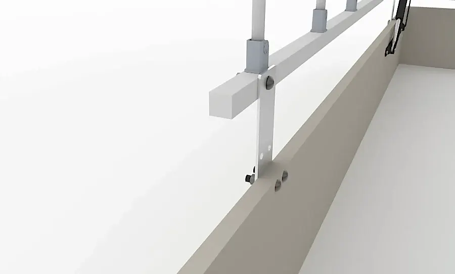 Baza korkuluk montajı